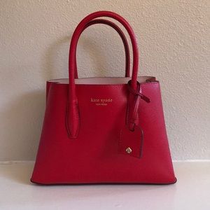 kate spade red small satchel
